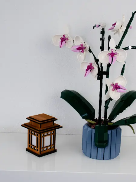 Mini Japanese Rice Paper Desk Lamp - Shoji, Brown